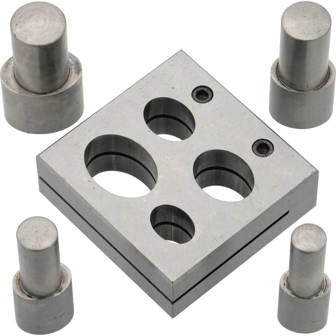 Jewelry Making Jewelers Tool Oval Disc Cutter Set of 4 With Long Punch